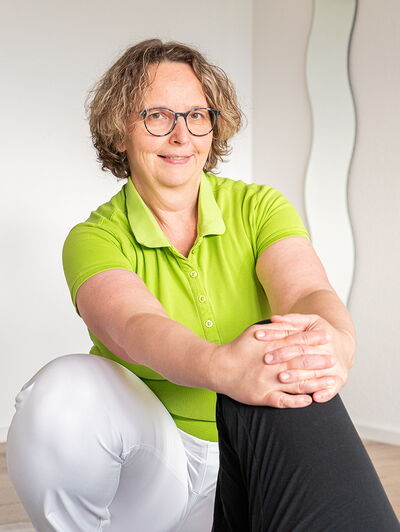 Sandra Zumstein bei einer Shiatsu-Therapie